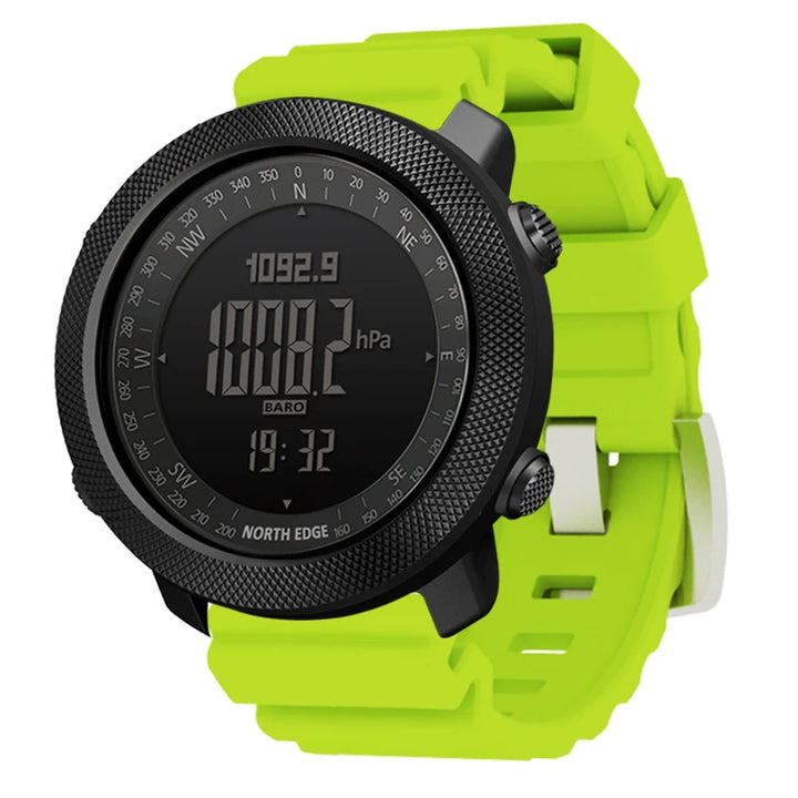 NORTH EDGE Reloj digital deportivo Barómetro Brújula resistente al agua