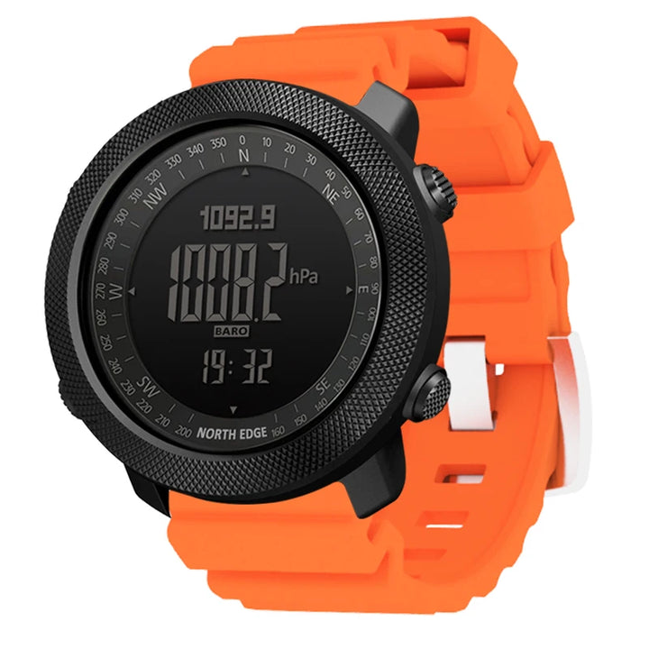 NORTH EDGE Reloj digital deportivo Barómetro Brújula resistente al agua