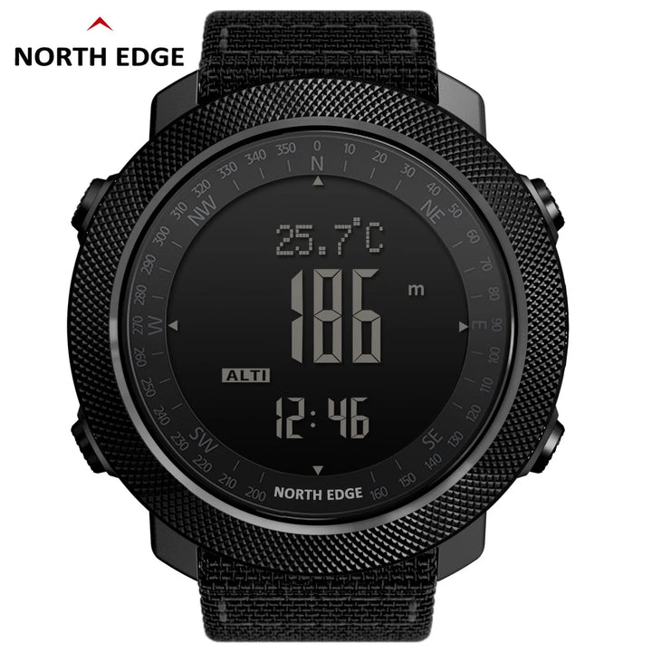 NORTH EDGE Reloj digital deportivo Barómetro Brújula resistente al agua